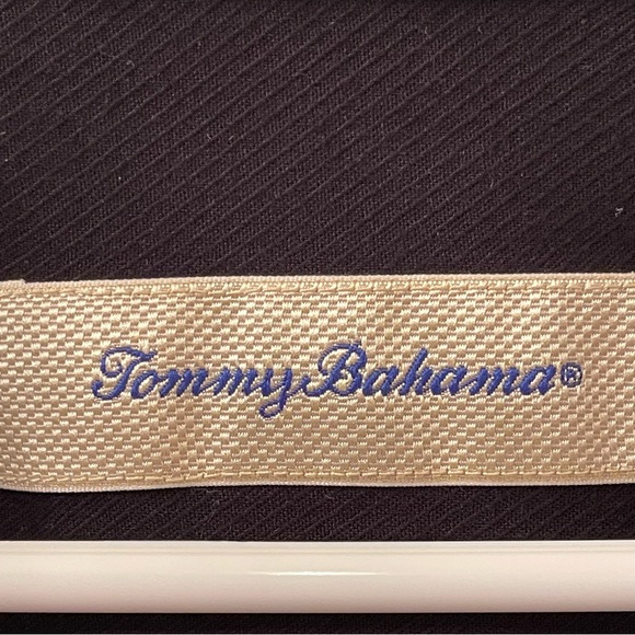 Tommy Bahama Men's XXL Black Button-Down Shirt 100% Viscose Lightweight Vacation - Picture 3 of 10